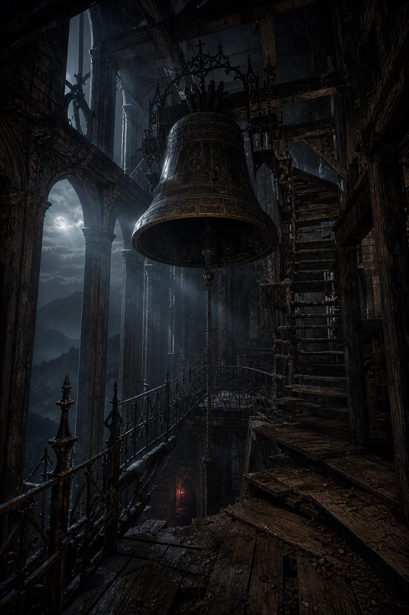 Bell Tower, early visual concept