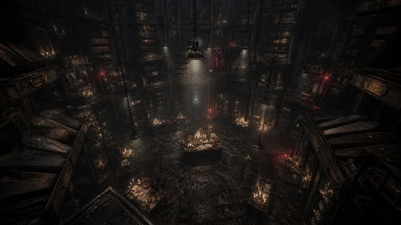 Final Archive, early visual concept