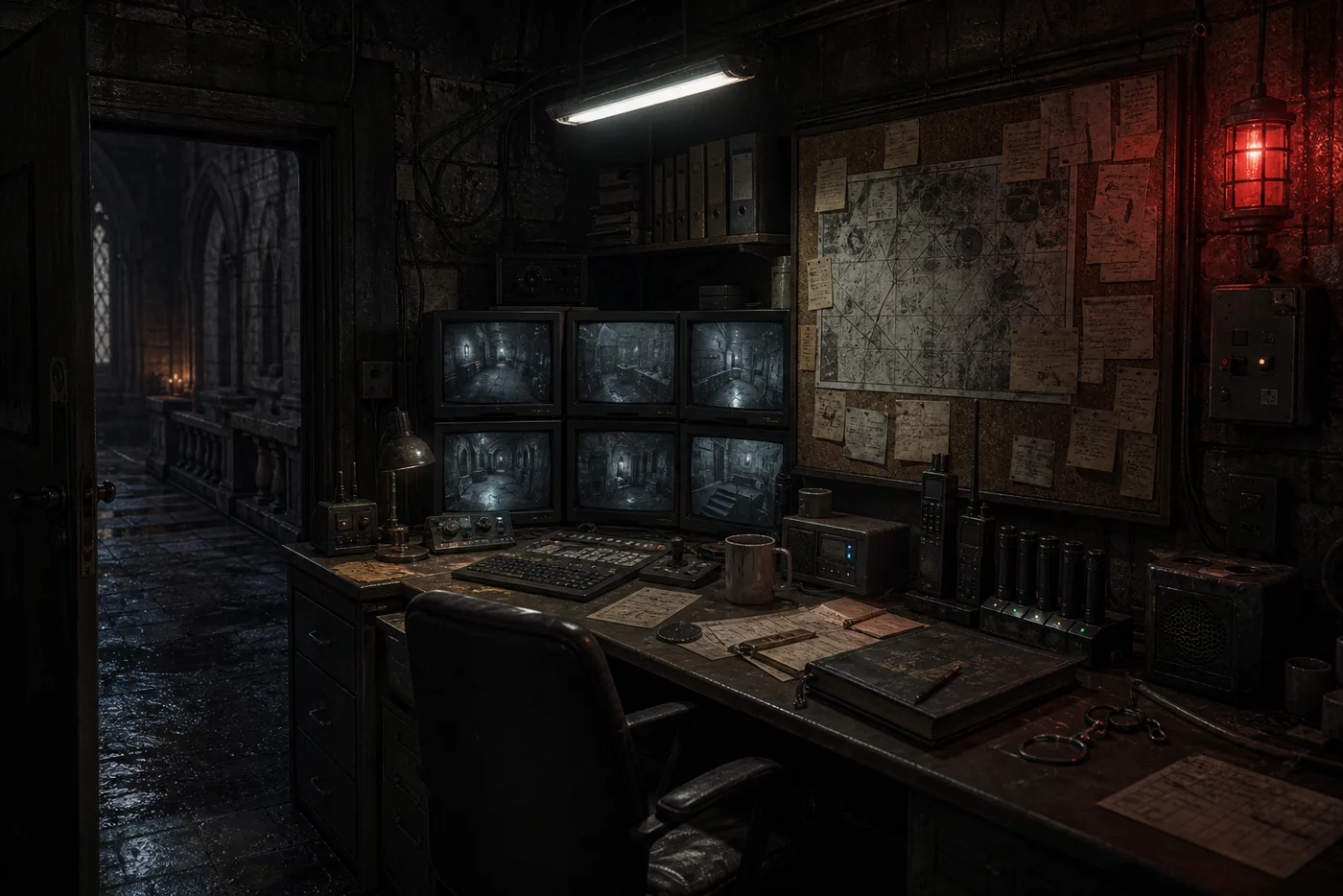 Security Office, early visual concept
