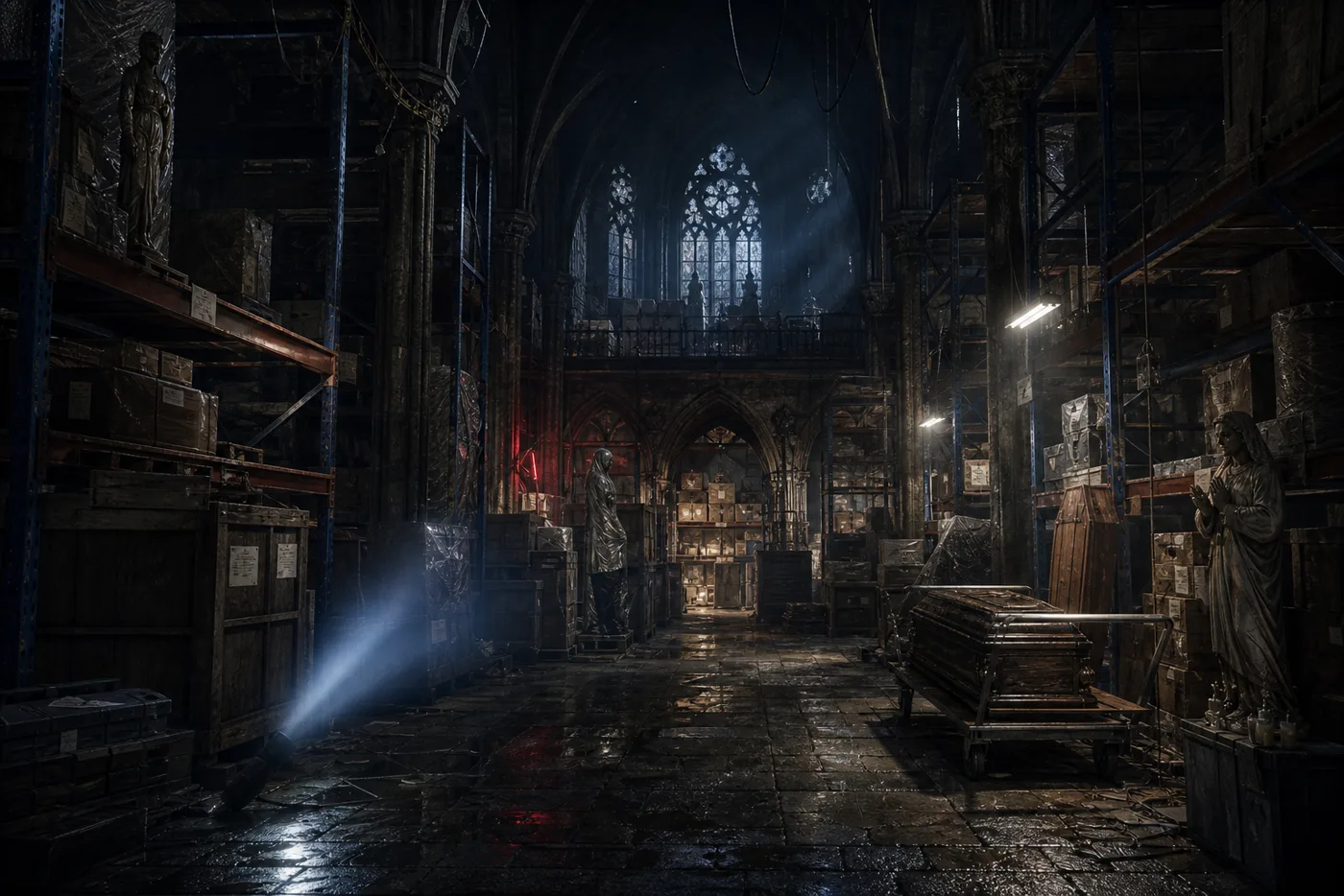 Main Storage Hall, early visual concept